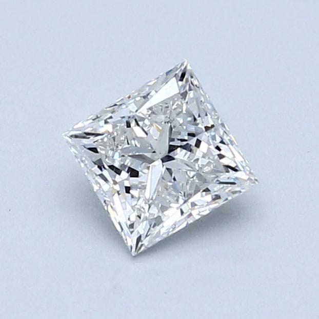 0.75 Carat F Color SI1 Clarity Princess Cut Diamond - Elegant Engagement Ring & Wedding Jewelry for Women