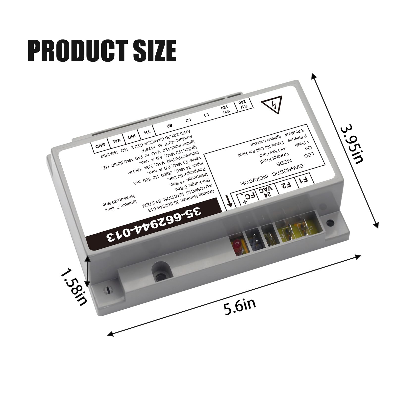 Pentair Sta-Rite Igniter Module 42001-0052S for Pool & Spa Heaters - Max-E-Therm/Mastertemp Replacement
