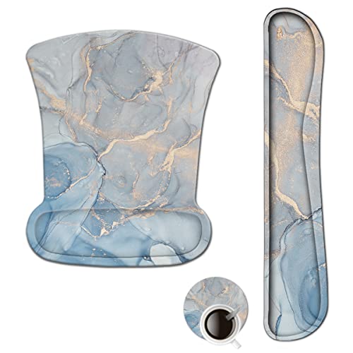 Blue Grey Marble