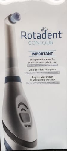 Rotadent Contour Electric Toothbrush - Professional Dental Care for Sensitive Teeth & Gums - Perfect for Home & Travel Oral Hygiene