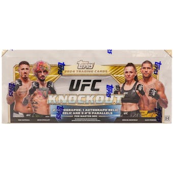 2024 Topps Knockout UFC Hobby Box - Collectible Trading Cards for MMA Fans - Perfect for UFC Collectors, Sports Memorabilia Enthusiasts, and Gift Giving