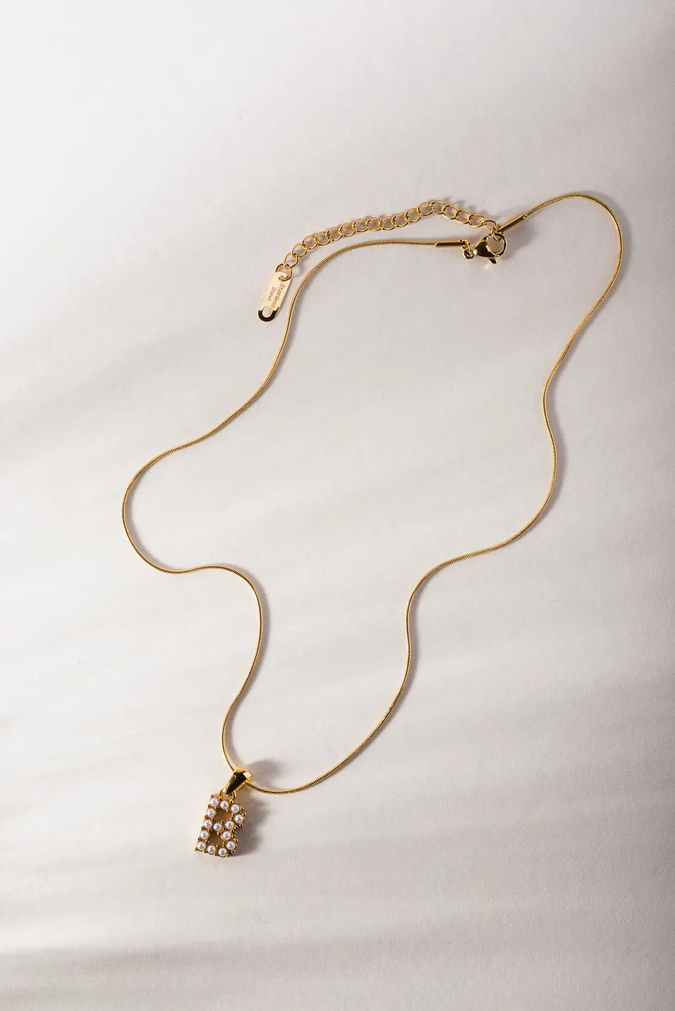 Emily Pearl Initial Necklace - Personalized Name Jewelry, Tarnish-Free & Hypoallergenic - Perfect for Birthdays, Anniversaries & Everyday Elegance