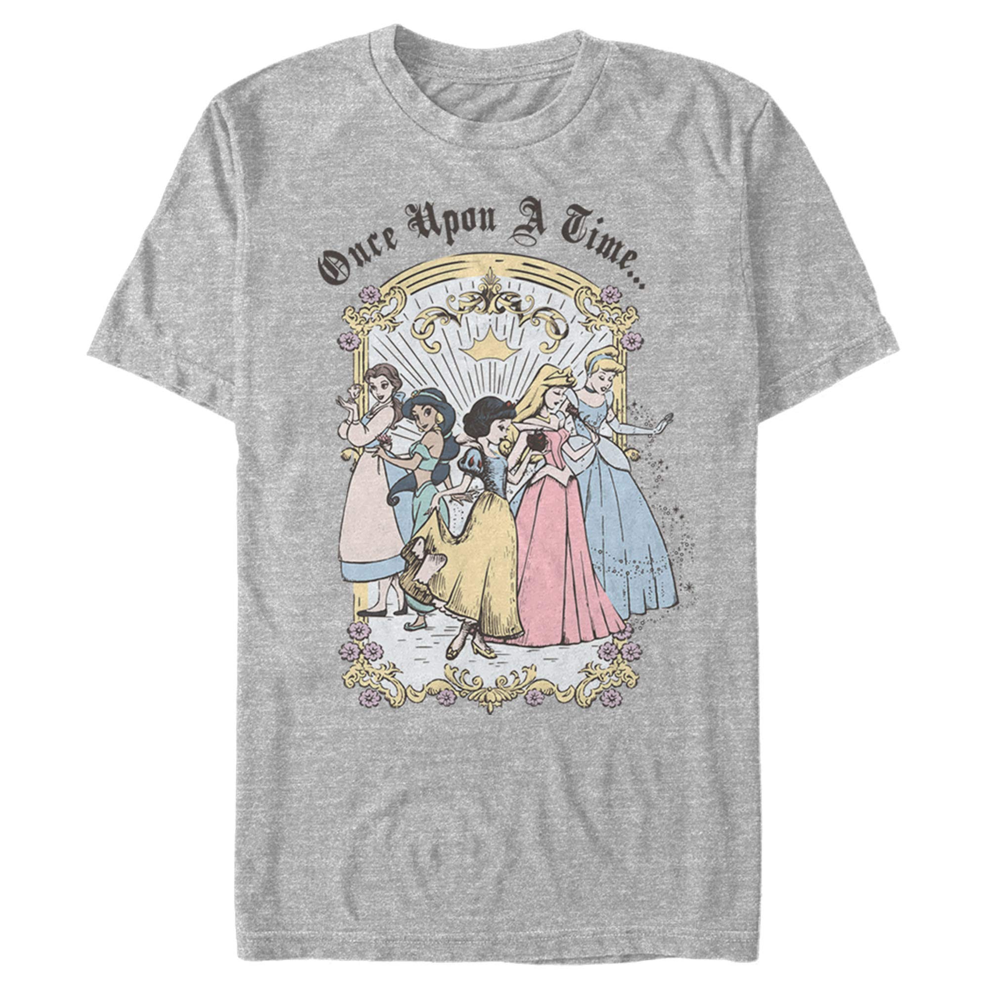 Disney Classic Once Upon a Time T-Shirt for Men - Vintage Cartoon Graphic Tee - Casual Wear & Disney Fan Gifts