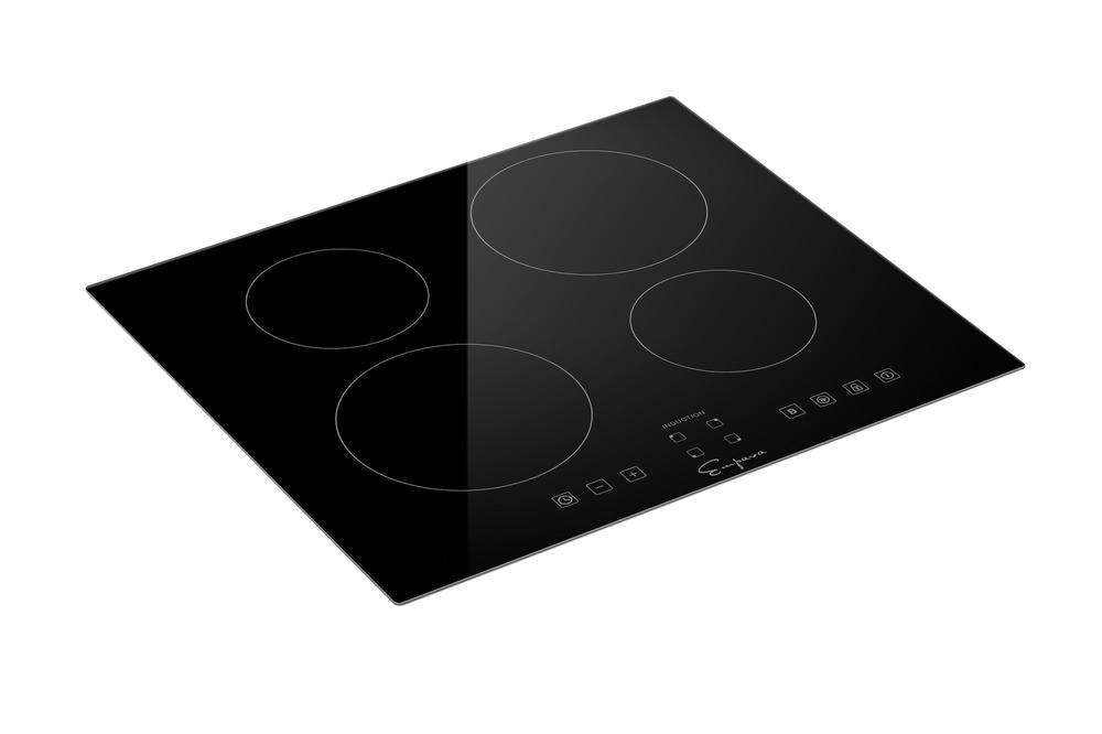 Empava 24-Inch 4-Burner Induction Cooktop (IDC24) - Fast Heating, Energy Efficient Electric Stove for Home Kitchen, Restaurant & RV Cooking