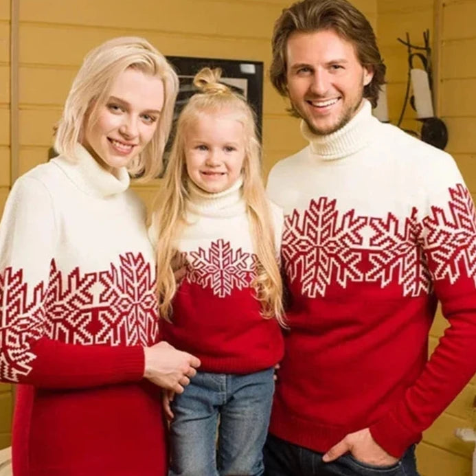 Premium Family Matching Christmas Sweaters - Festive Holiday Outfits for Family Photos & Cozy Winter Gatherings