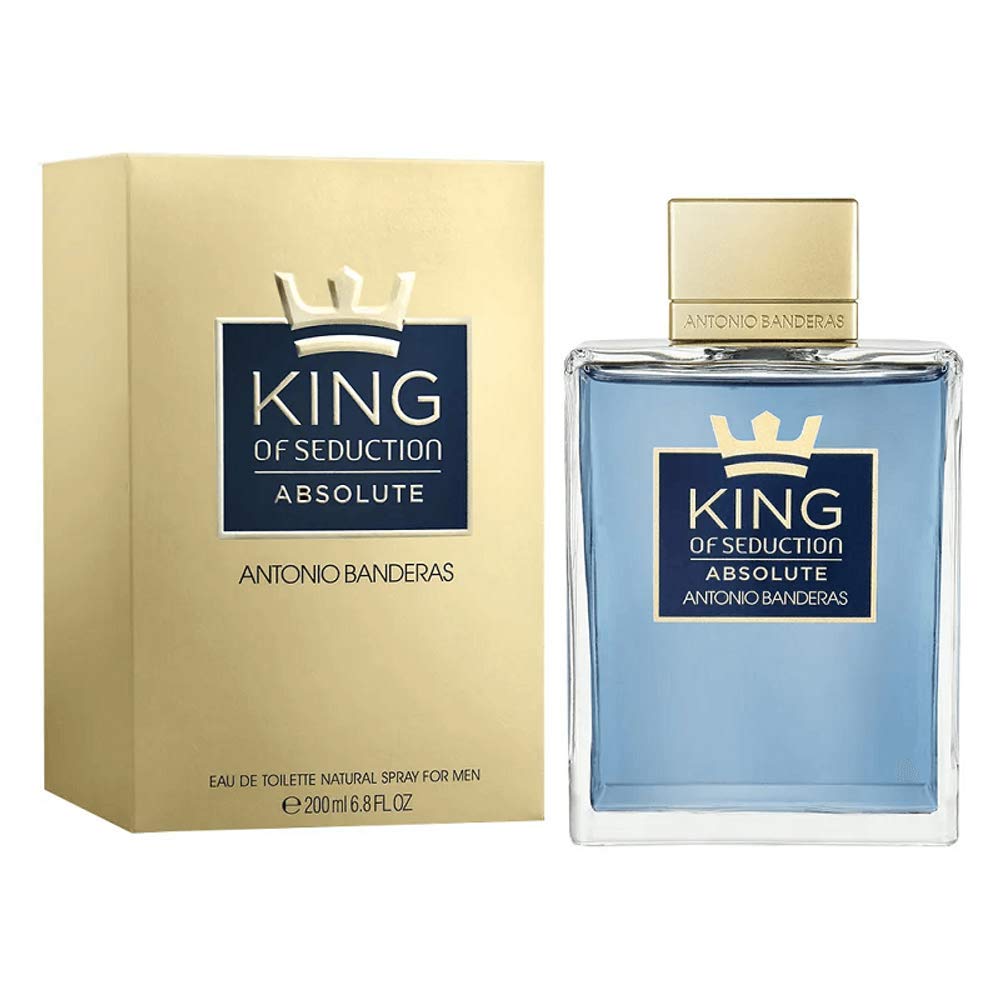 Antonio Banderas King Of Seduction Absolute 200ML Eau De Toilette Spray for Men - Perfect for Date Nights & Special Occasions