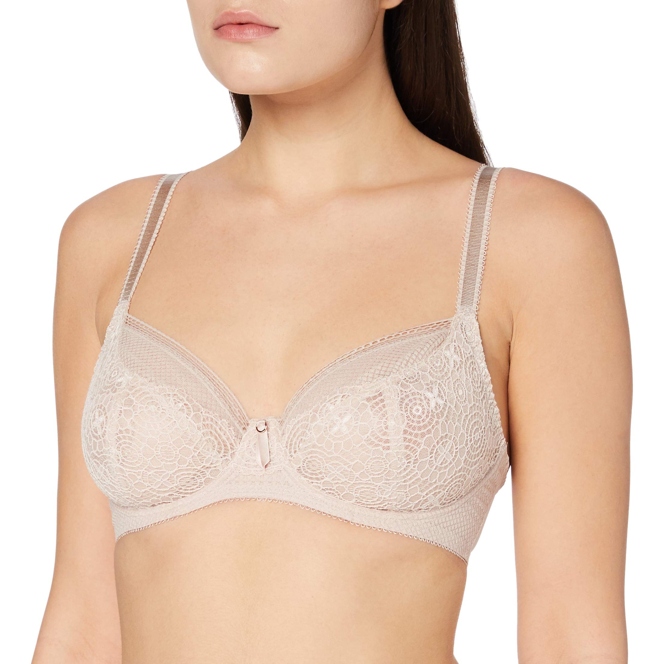 Freya Women's Expression Crochet-Look Underwire Plunge Bra - Sexy Lace Support for Date Nights & Special Occasions