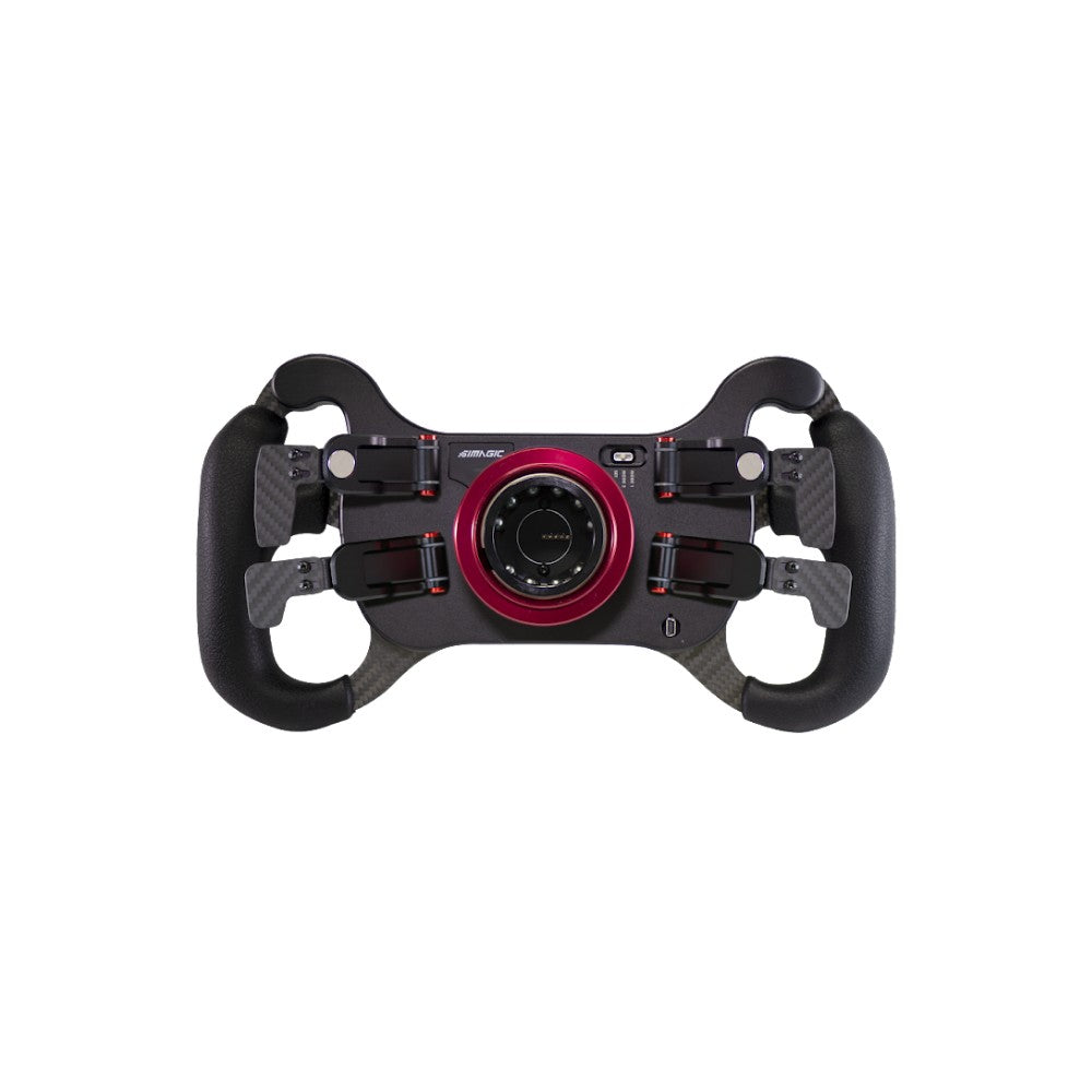 Simagic GT4 Carbon Fiber Steering Wheel Rim - High-Performance Racing Wheel for Sim Racing, Drifting & Gaming - Compatible with PC & PS4/PS5