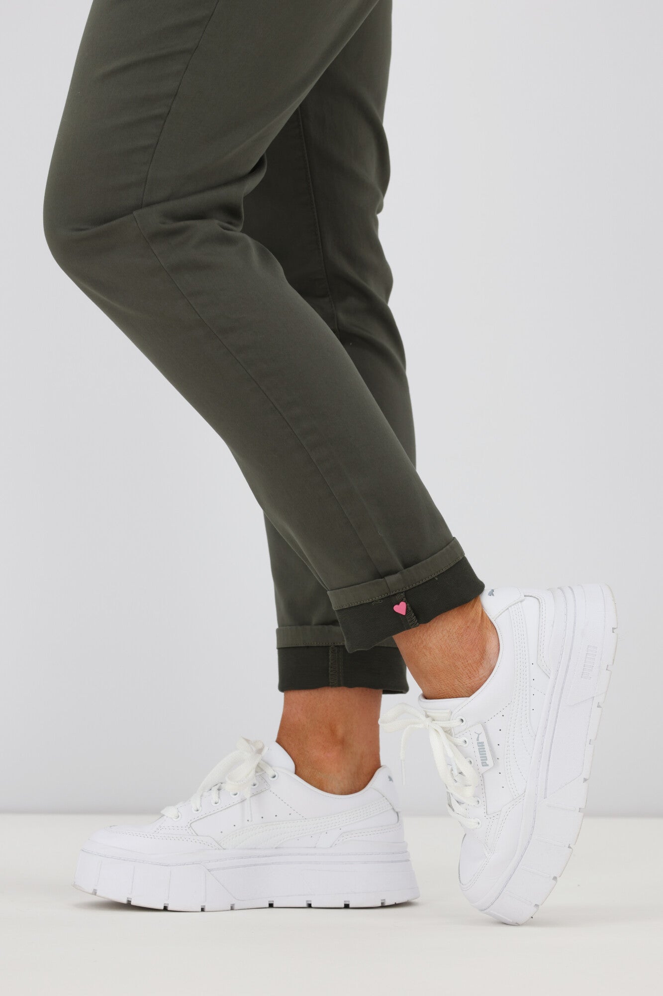 Elm Margo Jogger Pants for Men - Comfortable Khaki Casual Joggers with Elastic Waistband - Perfect for Running, Gym, Lounge & Everyday Wear