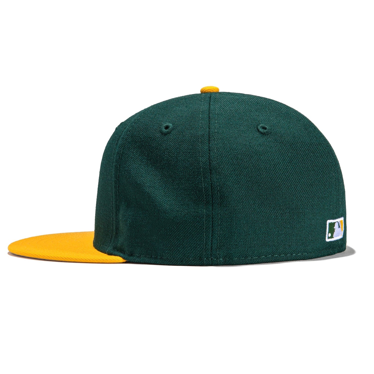 New Era 59Fifty Retro On Field Oakland Athletics Baseball Cap - Green and Gold Adjustable Snapback Hat for Men & Women - Perfect for Baseball Games, Sports Fans, and Streetwear Fashion
