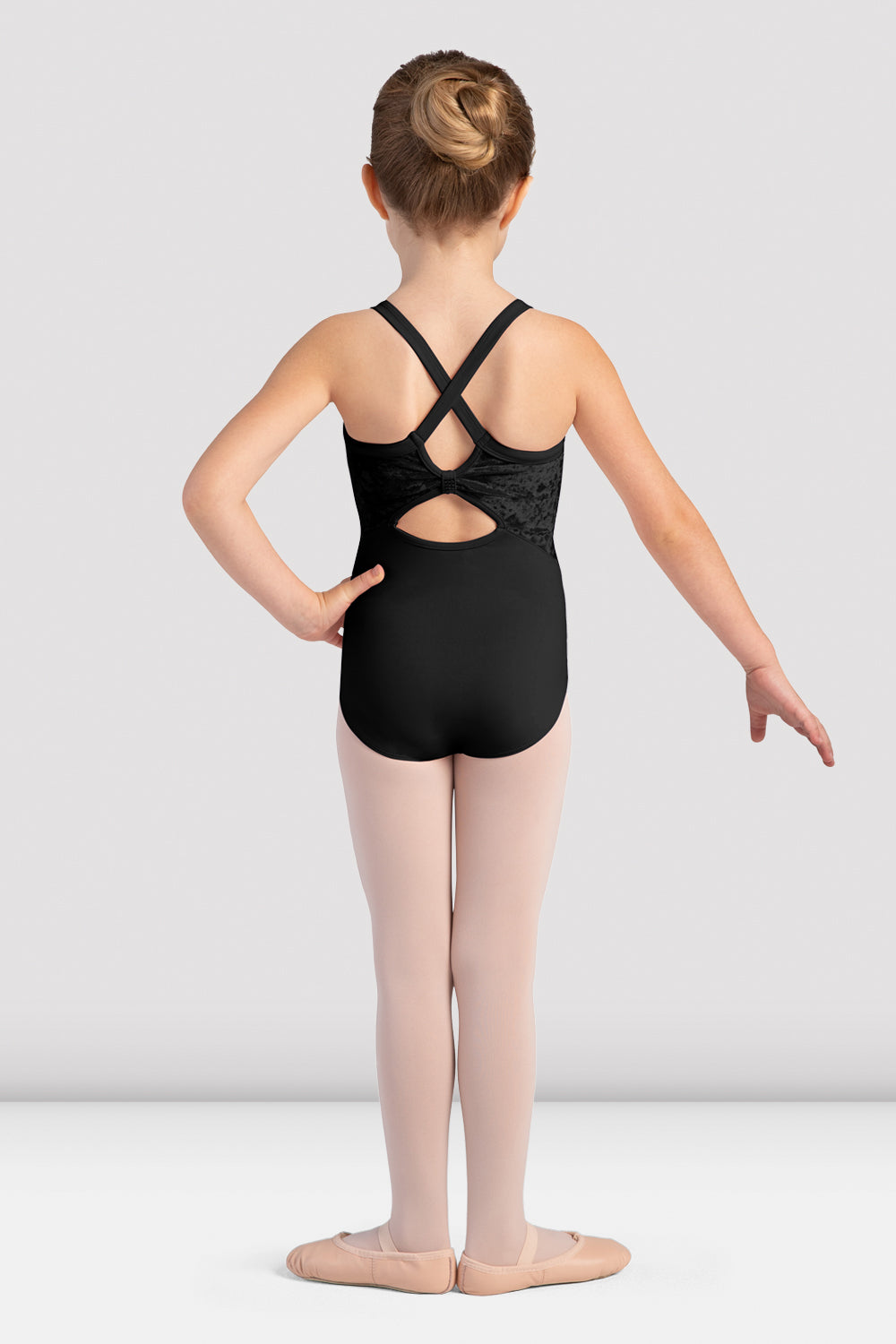 Pippa Velvet Camisole Leotard for Girls - Soft Stretchy Dancewear for Ballet, Gymnastics & Performance