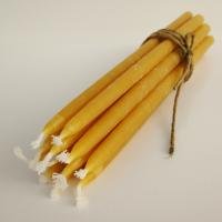 100% Pure Beeswax Candles - Organic Handmade 2-Hour Burn Time, 7.5