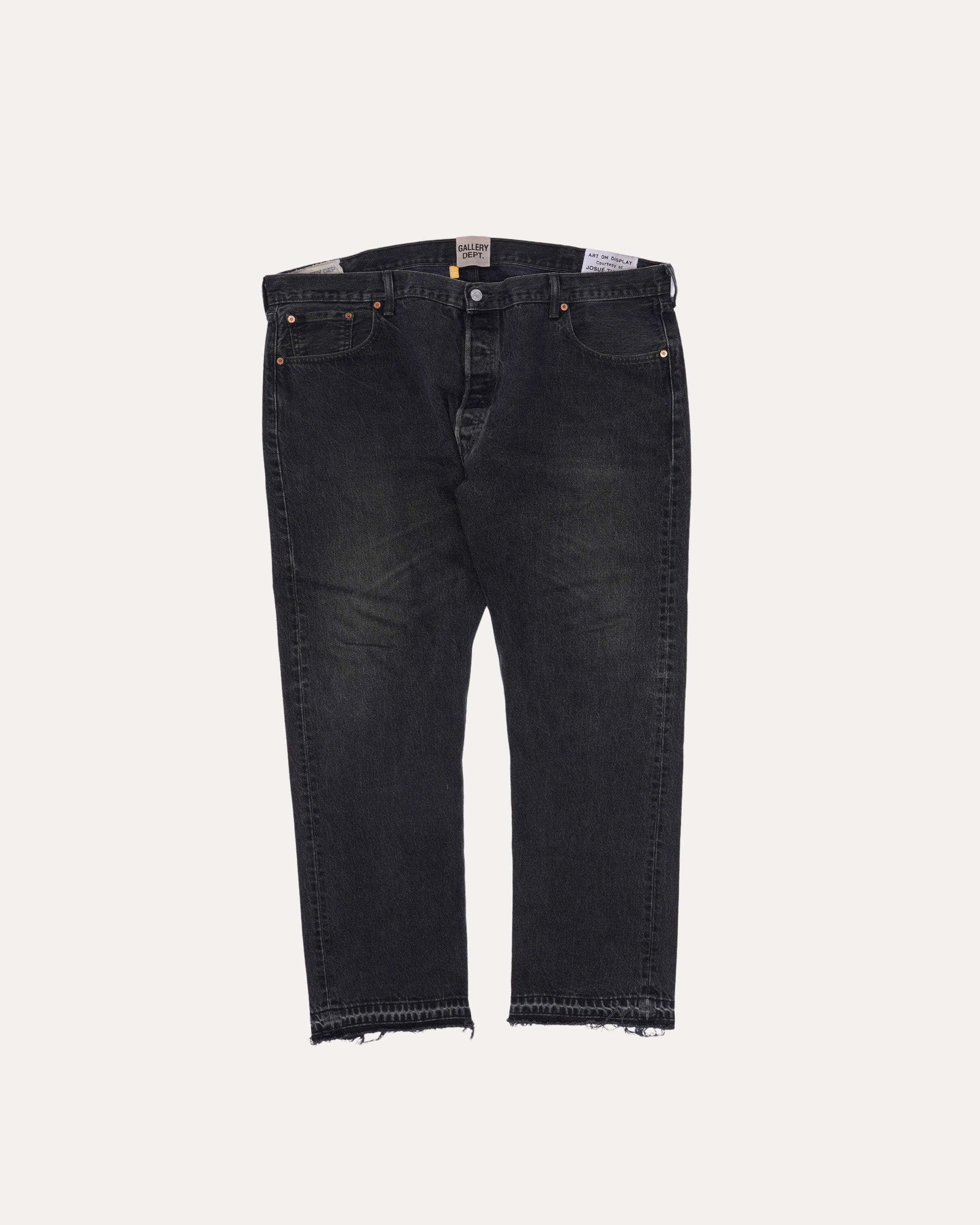 Gallery Dept 5001 High-Rise Distressed Jeans for Women - Vintage Washed Denim Pants with Ripped Details | Perfect for Streetwear, Casual Outfits & Night Out Looks