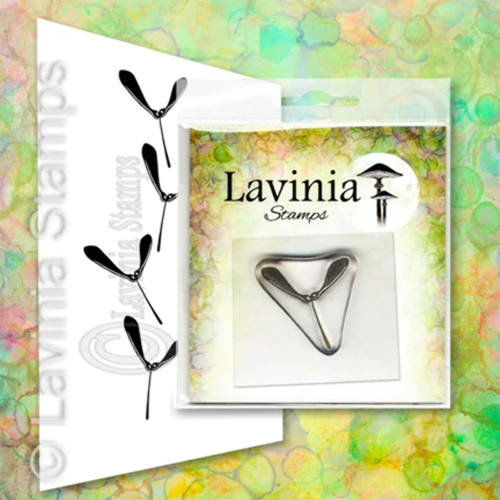 Lavinia Stamps Mini Sycamore (LAV665) - Miniature Rubber Stamp for Card Making, Scrapbooking & DIY Crafts | Perfect for Handmade Greeting Cards, Journals & Papercraft Projects