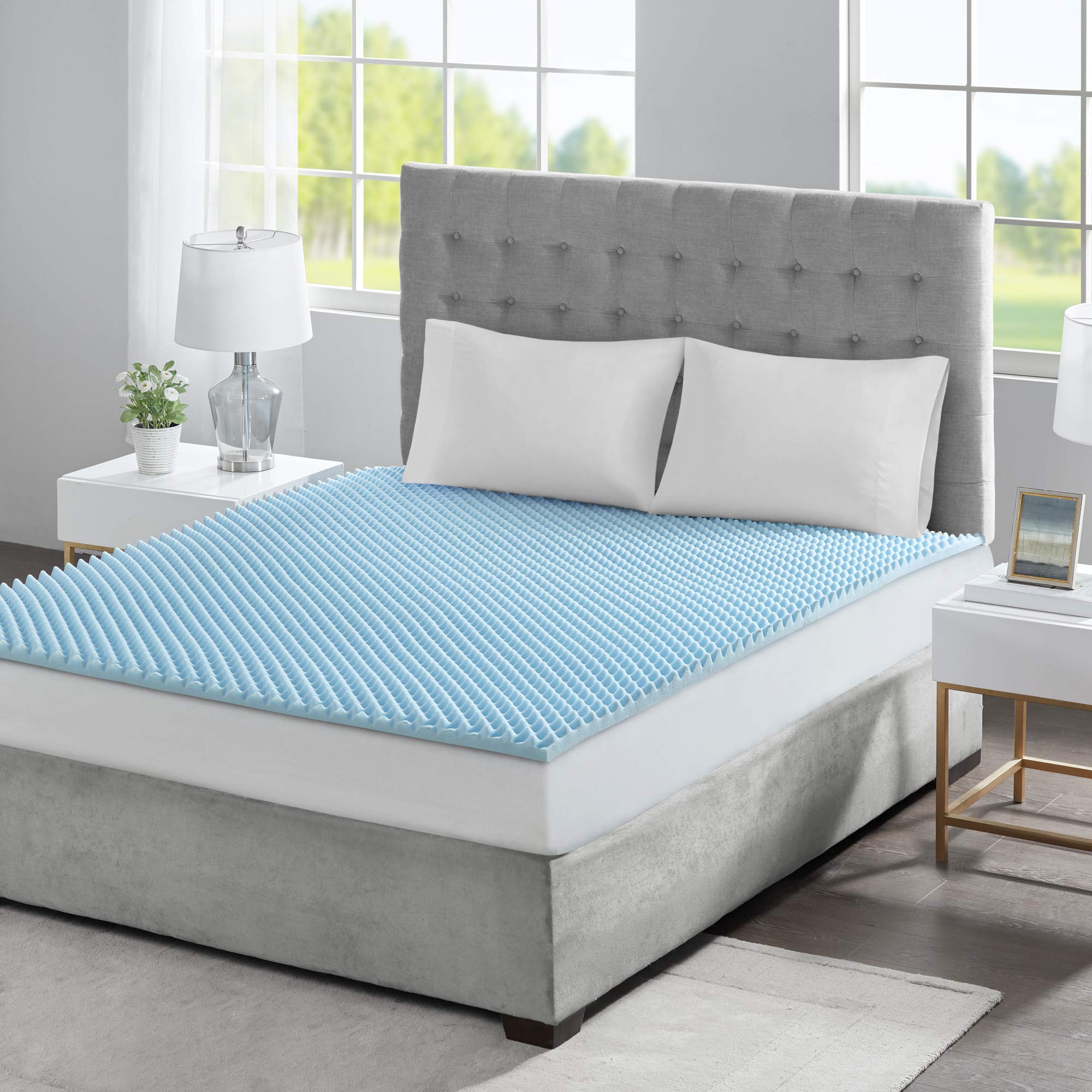 Sleep Philosophy Gel Infused Memory Foam Mattress Topper - 1.5