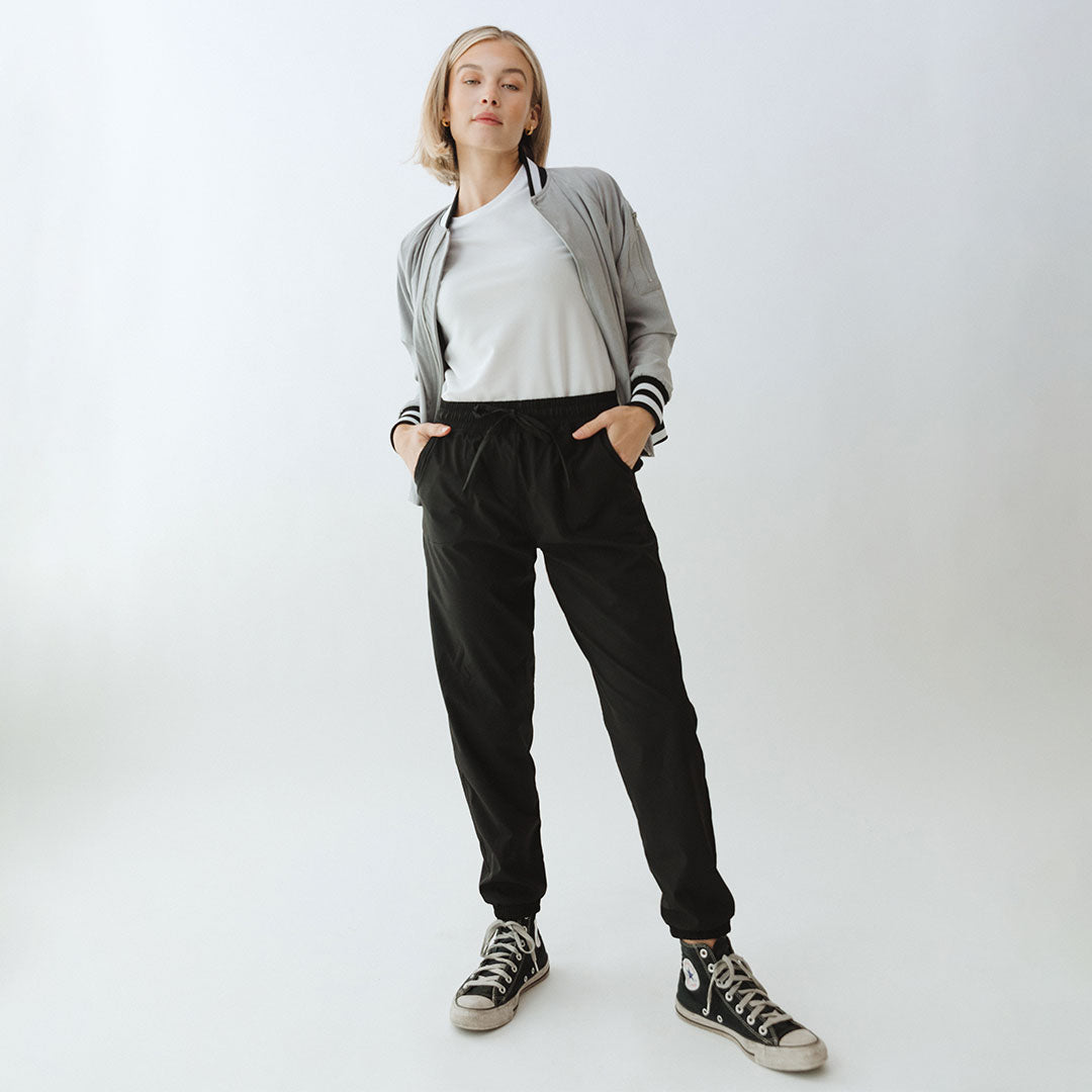 Everywhere Joggers for Men & Women - Comfortable Black Jogger Pants for Running, Yoga, Travel & Lounge Wear