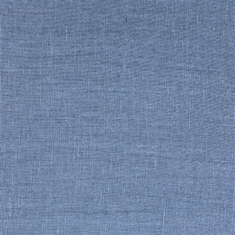 Tuscany Linen Wedgewood Blue Throw Pillow 20x20 Square with Insert - Soft Decorative Cushion for Sofa, Bed & Living Room