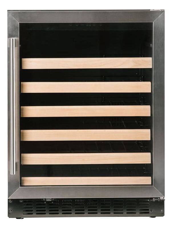 Azure Home Products A124WCS 24-Bottle Wine Cooler with Stainless Steel Door - Perfect for Home Bars, Restaurants, and Wine Cellars