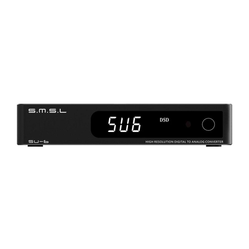 SMSL SU 6 High Resolution Desktop DAC Headphone Amplifier - Perfect for Audiophiles, Home Office & Music Studio Use