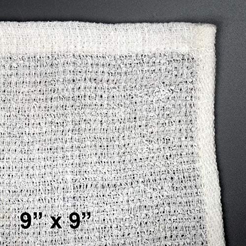 Premium 500-Count Disposable Cotton Towels 9x9 Inch - Pre-Moistened Lemon Scented Wipes for Baby Care, Makeup Removal & Home Cleaning | White Towel Brand