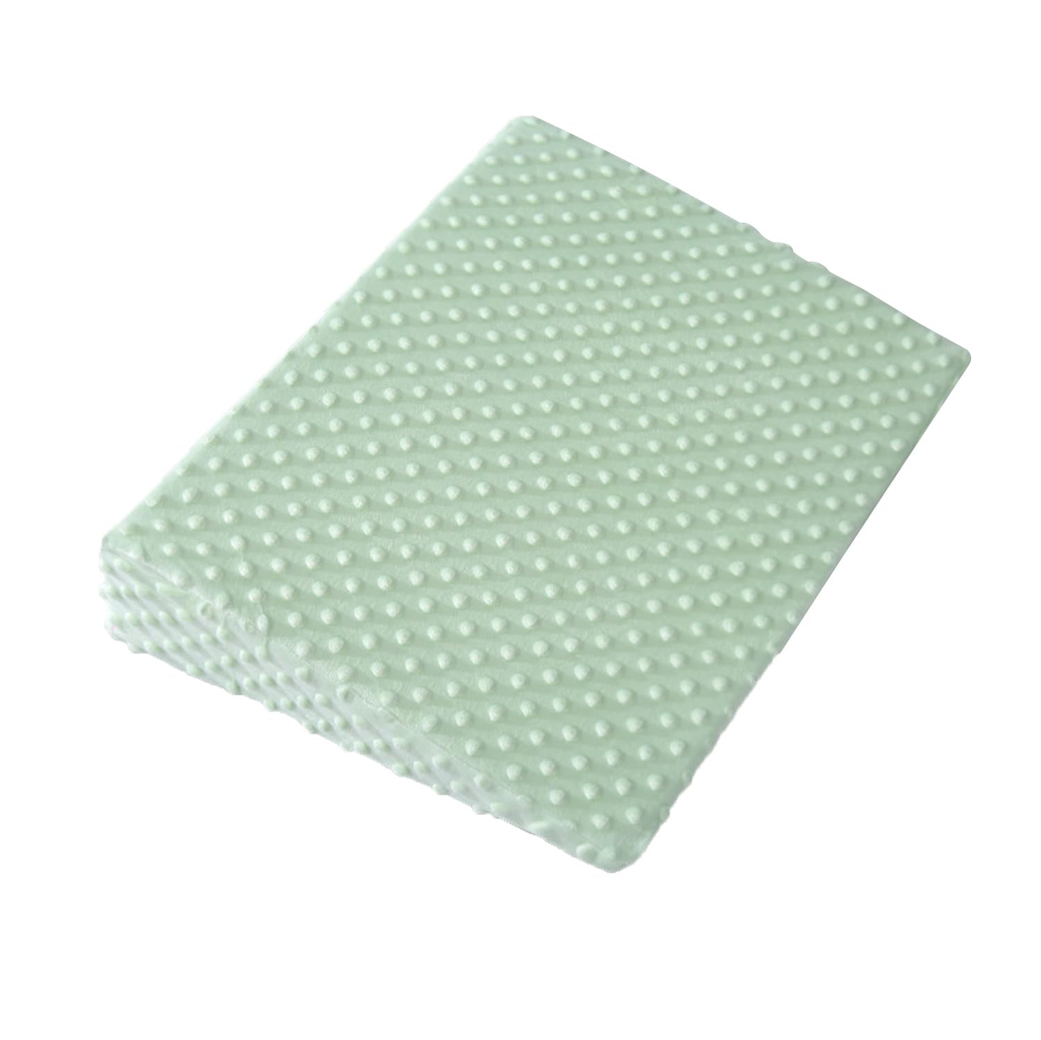 2024 New Upgrade Soft & Cozy Baby Wedge Pillow - Anti-Spill Nursing Pillow for Infants | Gentle Slope Design in Green | Perfect for Feeding, Napping & Reflux Relief