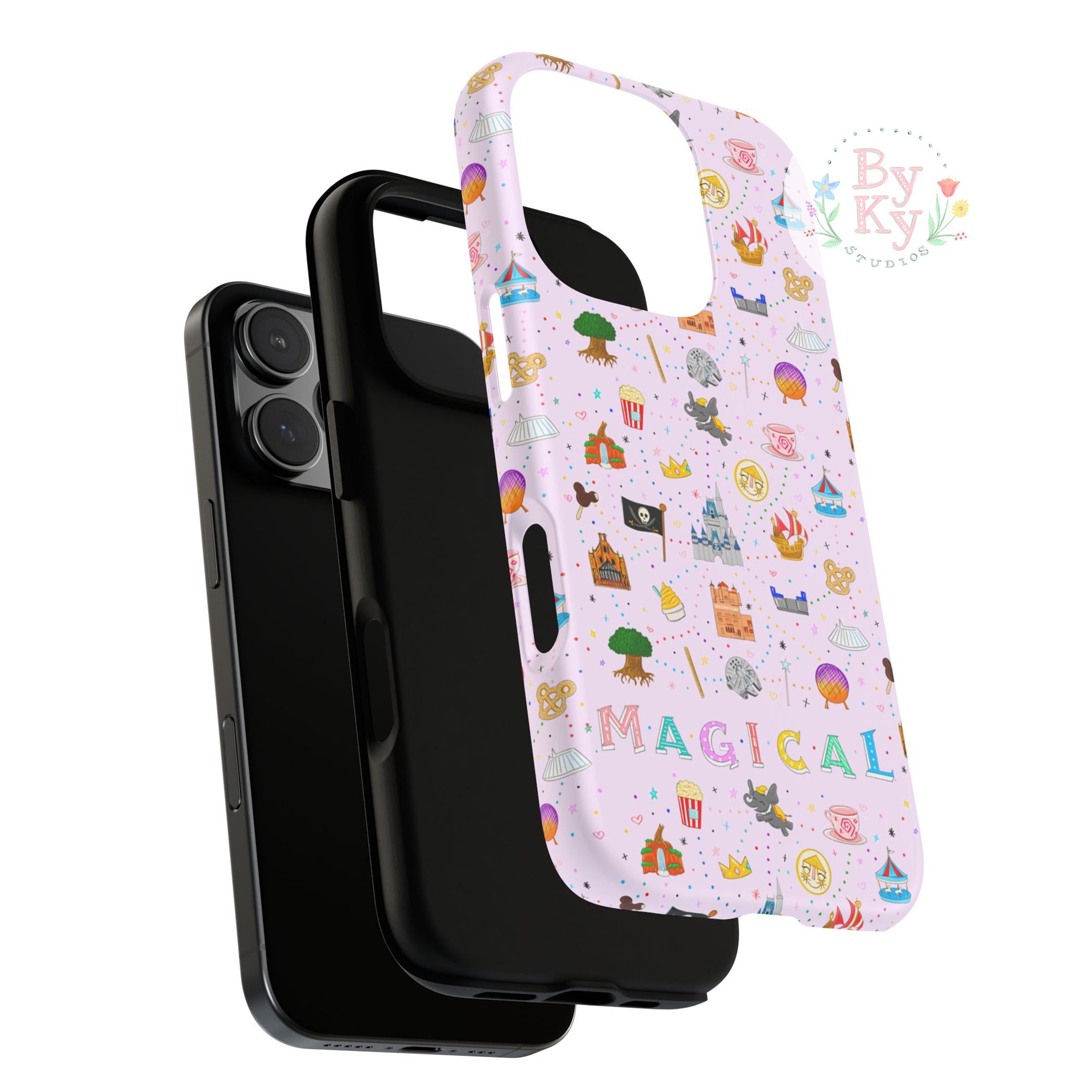 Durable Disney World Phone Cases - Shockproof & Scratch-Resistant for iPhone & Samsung - Perfect for Theme Park Adventures & Daily Protection