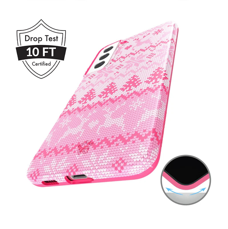 Bubble Gum Sweater Samsung Phone Case - Trendy Soft Silicone Cover for Samsung Galaxy S21/S20/Note 20 - Cute Kawaii Aesthetic for Girls & Teens - Perfect for School, Work & Everyday Use