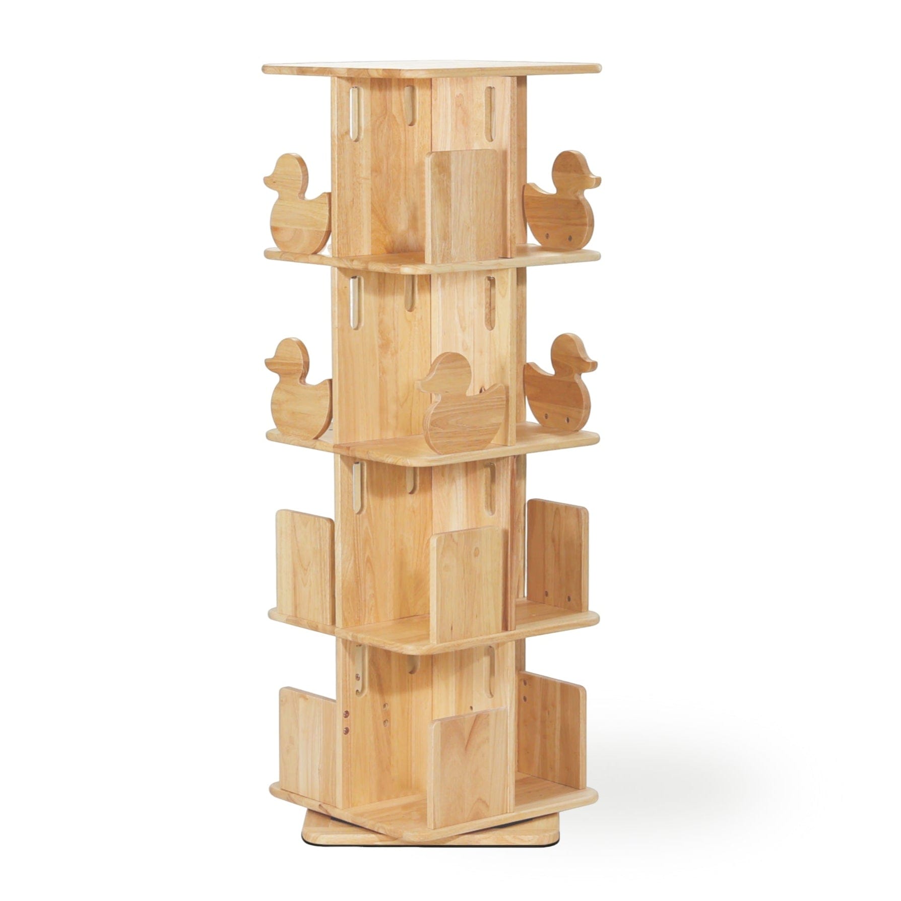 Montessori Rotating Bookcase Add-On Layer - Kids Bookshelf Organizer for Classroom & Home Learning - Perfect for Toddler Educational Toys & Nursery Storage