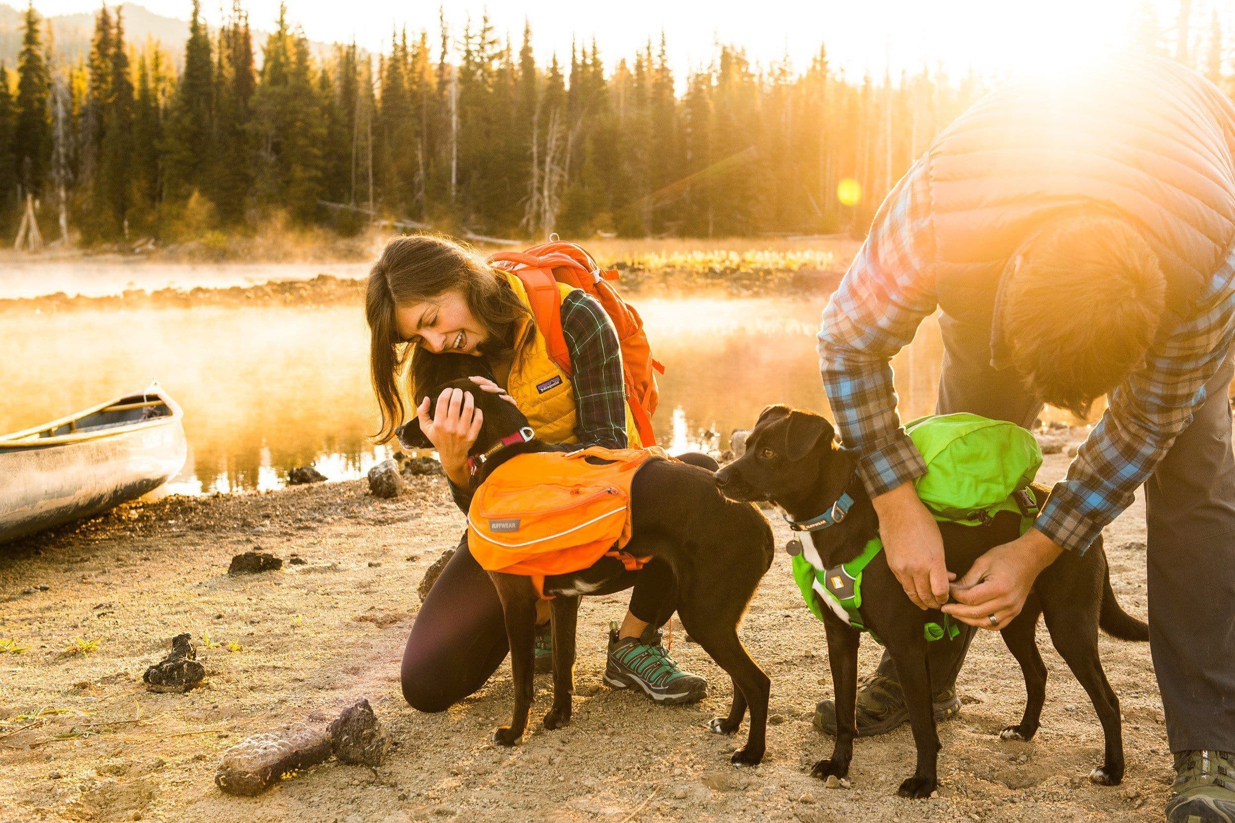 Ruffwear Approach Pack™ Dog Backpack - Orange Poppy | Adjustable & Durable Hiking Gear for Active Dogs | Perfect for Outdoor Adventures & Trail Hiking