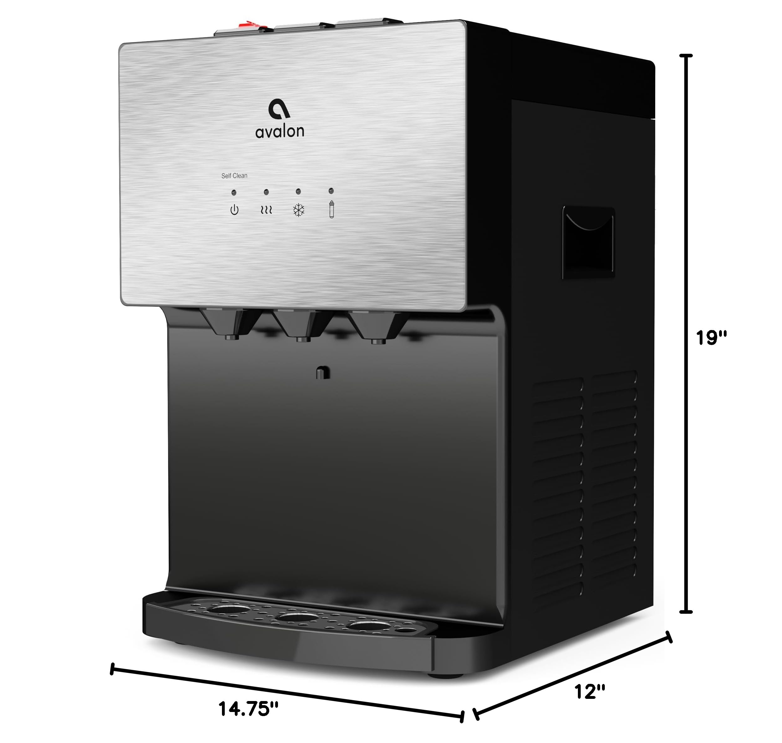Avalon A12-CTPOU Countertop Bottleless Water Dispenser with Stainless Steel Design - Perfect for Home, Office & Kitchen Hydration