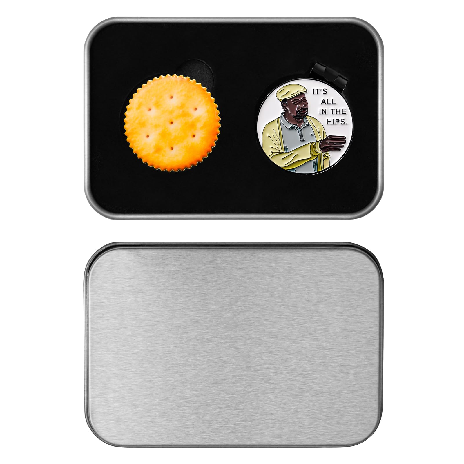 Premium Golf Ball Markers with Hat Clip – 12-Piece Box Set | Durable Golf Accessories for Men & Women | Perfect Golf Gifts for Players & Tournament Prizes | Ideal for Driving Range, Putting Practice & Course Play