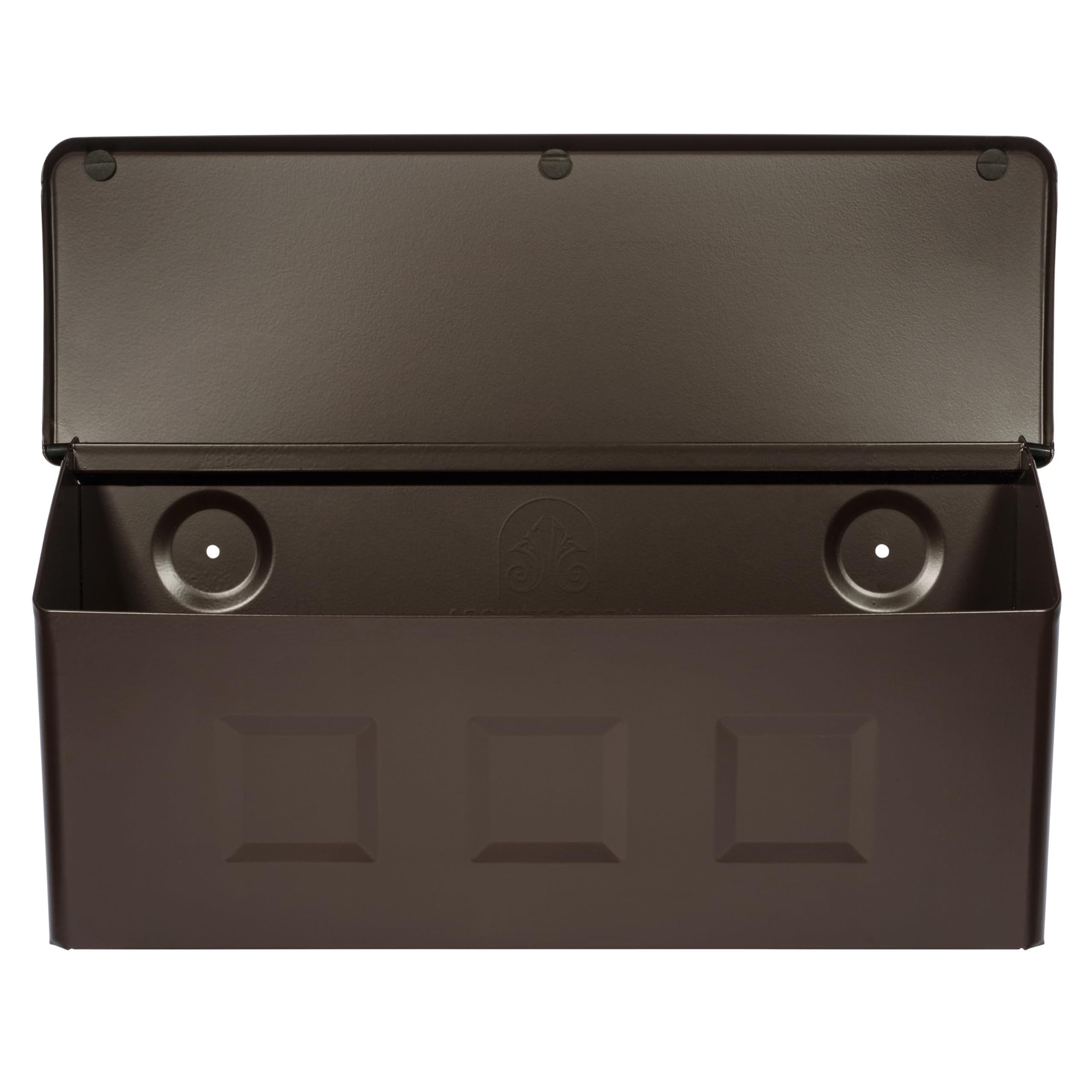 Wayland Galvanized Steel Wall Mount Mailbox - Rubbed Bronze Finish, Small Capacity (Model 2689RZ) | Durable Outdoor Mailbox for Homes, Apartments & Offices | Weather-Resistant Architectural Mailbox for Secure Mail Delivery