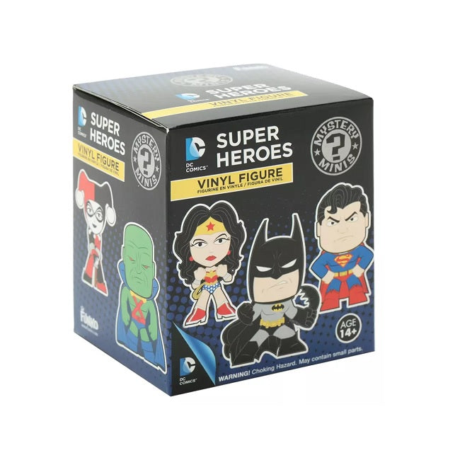 DC Comics Super Heroes Mystery Minis Blind Box - Collectible Action Figures for Batman, Superman & More - Perfect for Gifts, Display & Comic Book Fans