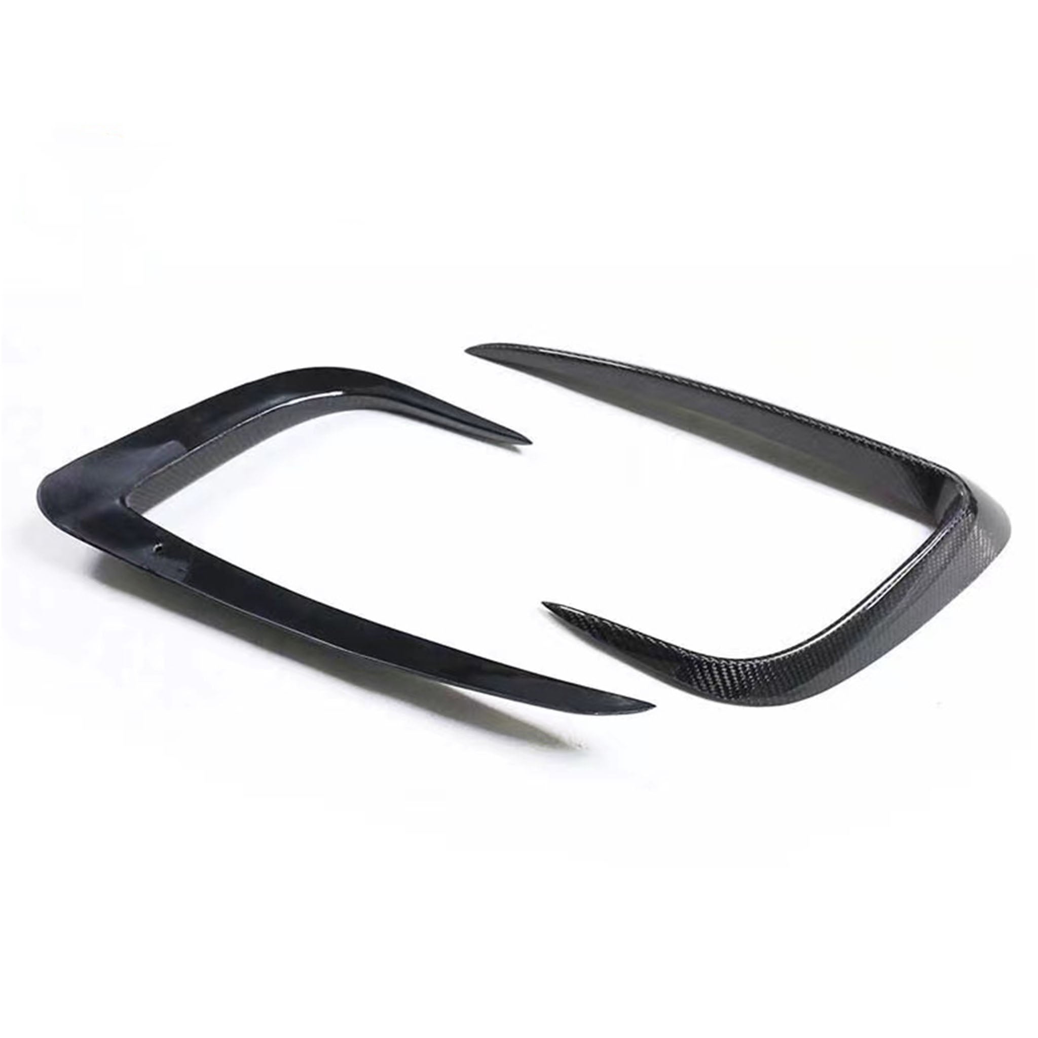 Premium Real Carbon Fiber Fog Light Trim Cover for Tesla Model 3/Y/S/X - Aerodynamic Custom Fit Upgrade | Enhance Style & Protection for Daily Driving & Car Shows