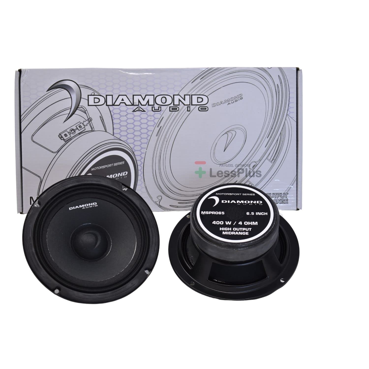 MSPRO65 6.5 Inch High Power 200W RMS Pro Motorsports Speakers Pair - Premium Car Audio for Off-Road Vehicles, Boats & Motorcycles | Crystal Clear Sound for Adventure & Racing Enthusiasts