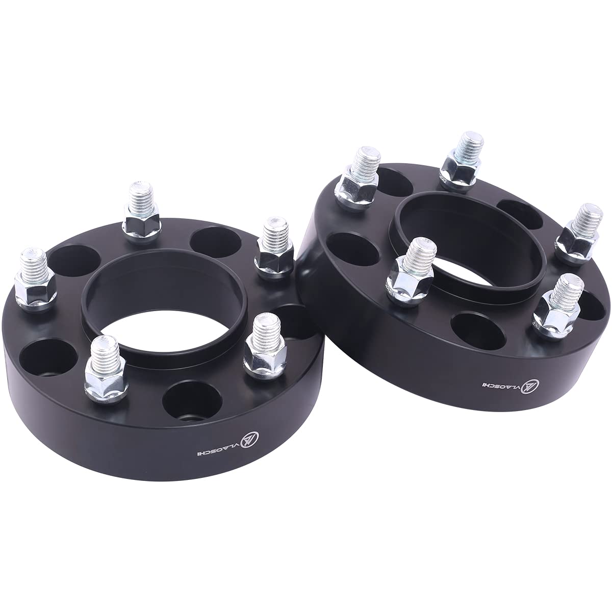 VLAOSCHI 1.5 Inch Black Forged 5x100 Hubcentric Wheel Spacers (4-Pack) - 12x1.5 Studs & 54.1mm Hub Bore - Compatible with Toyota Corolla (2003-2022), Camry (1983-1991), Prius (2003-2019) - Perfect for Enhanced Stance, Wheel Fitment & Off-Road Performance
