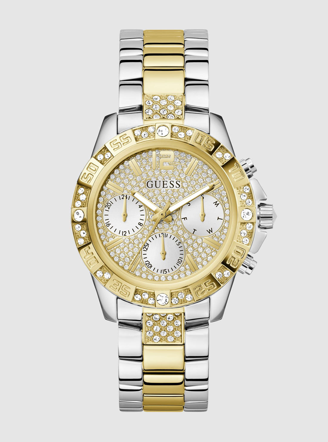 Luxury Gold and Silver Majesty Link Watch for Men & Women - Elegant Dress Watch for Formal Events, Business Meetings & Special Occasions