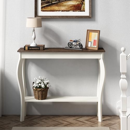 Antique White & Brown