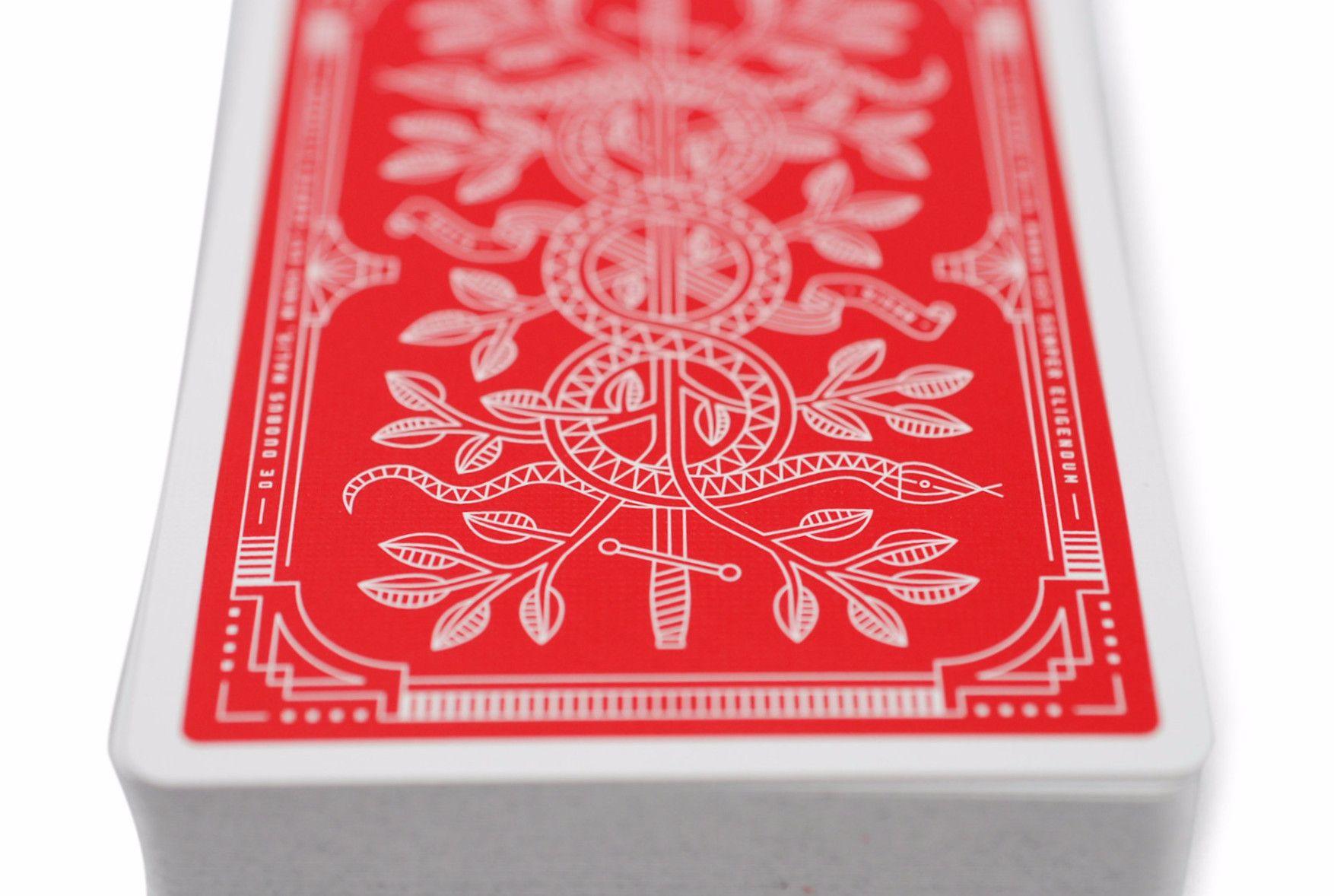 Red Monarchs 2nd Edition Playing Cards - Premium Poker Cards for Magic Tricks, Cardistry & Game Night - Perfect for Card Games, Magic Shows & Collectors