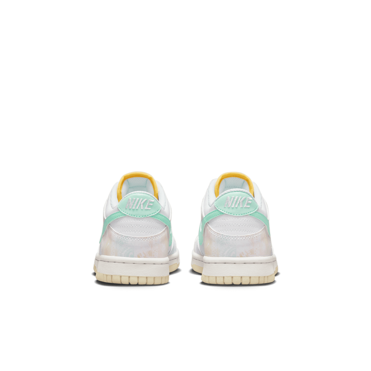 Nike Kids' Dunk Low 'Pastel Paisley' Sneakers - Lightweight Basketball Shoes for Boys & Girls - Perfect for School, Sports & Casual Wear
