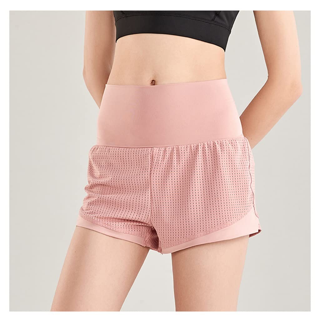 Women's High Waist Running Shorts - Breathable Quick Dry Fitness Shorts for Training & Sports | Casual Athletic Wear for Gym, Jogging & Yoga | Color A, Size X-Large