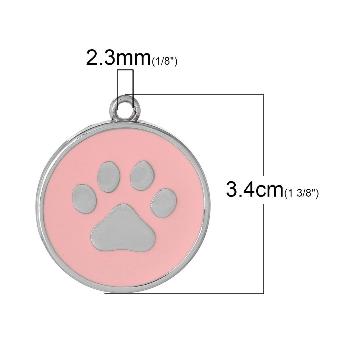 Sparkling Dog Paw Print Charm Pendant Necklace for Women - Elegant Pet Lover Jewelry Gift for Birthday, Anniversary & Valentine's Day - Perfect for Dog Owners & Animal Lovers