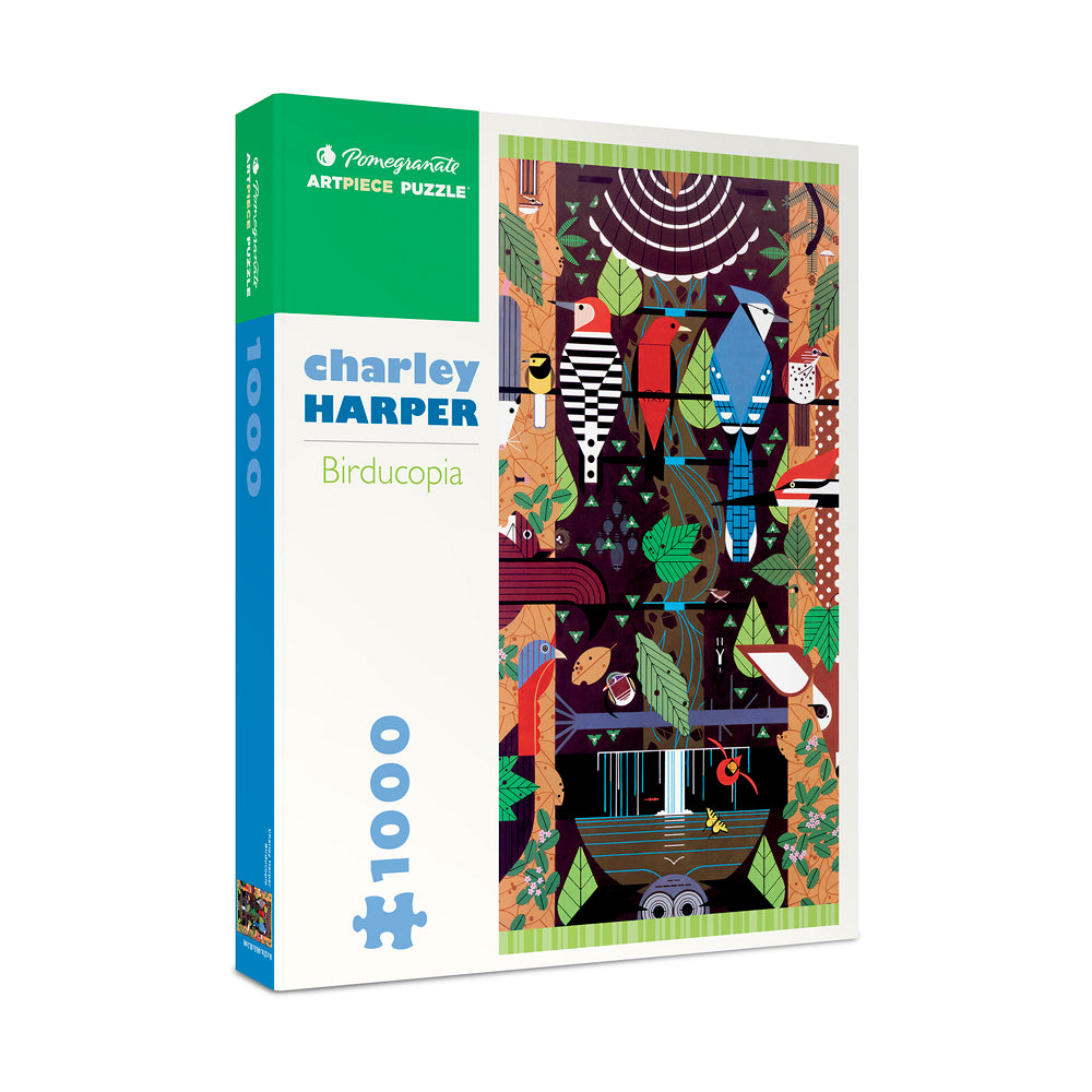 Charley Harper Birducopia 1000-Piece Jigsaw Puzzle - Colorful Bird Art Puzzle for Adults & Teens - Perfect for Family Game Night & Stress Relief