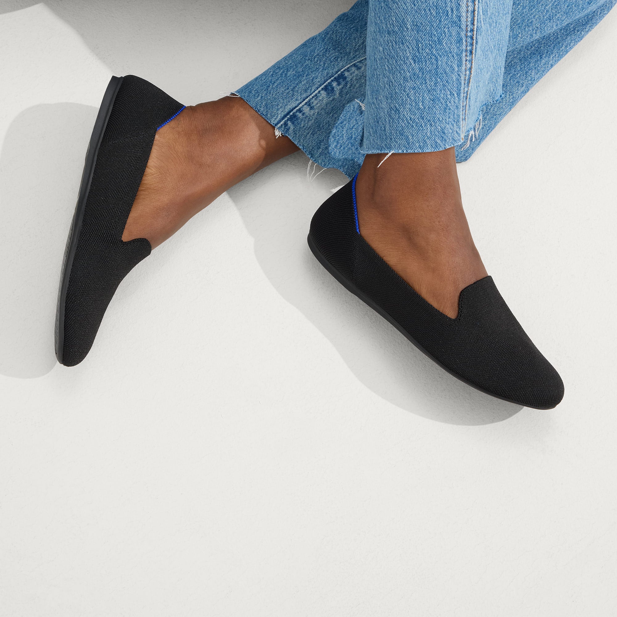 Black Solid Loafer Shoes for Men - Comfortable Slip-On Casual Dress Shoes for Office, Business & Everyday Wear