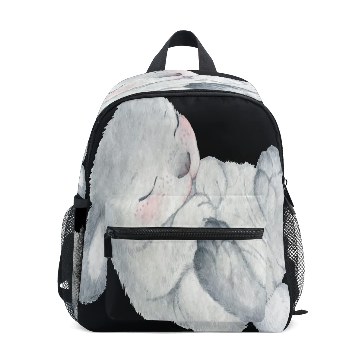 Cute Rabbit Watercolor Backpack for Toddlers - Waterproof Preschool Backpack for Boys & Girls | Perfect for Daycare, Kindergarten & Outdoor Adventures