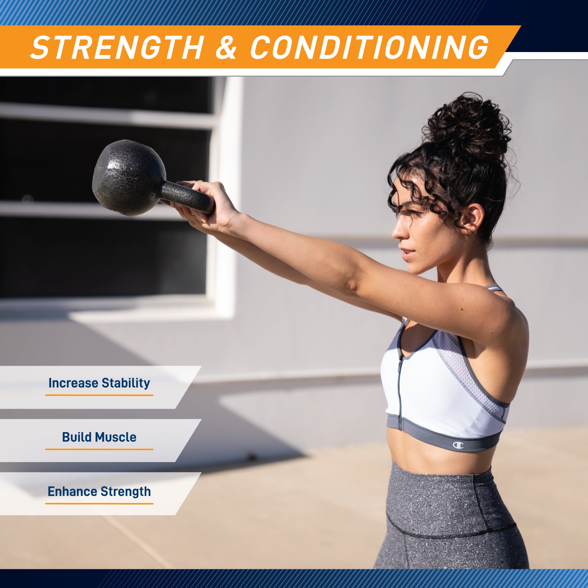 15lb Hammertone Kettlebell - Premium Cast Iron Home Gym Equipment for Strength Training, Weightlifting & CrossFit Workouts | Perfect for Home Gym, Garage Workouts & Fitness Enthusiasts | HKB 015