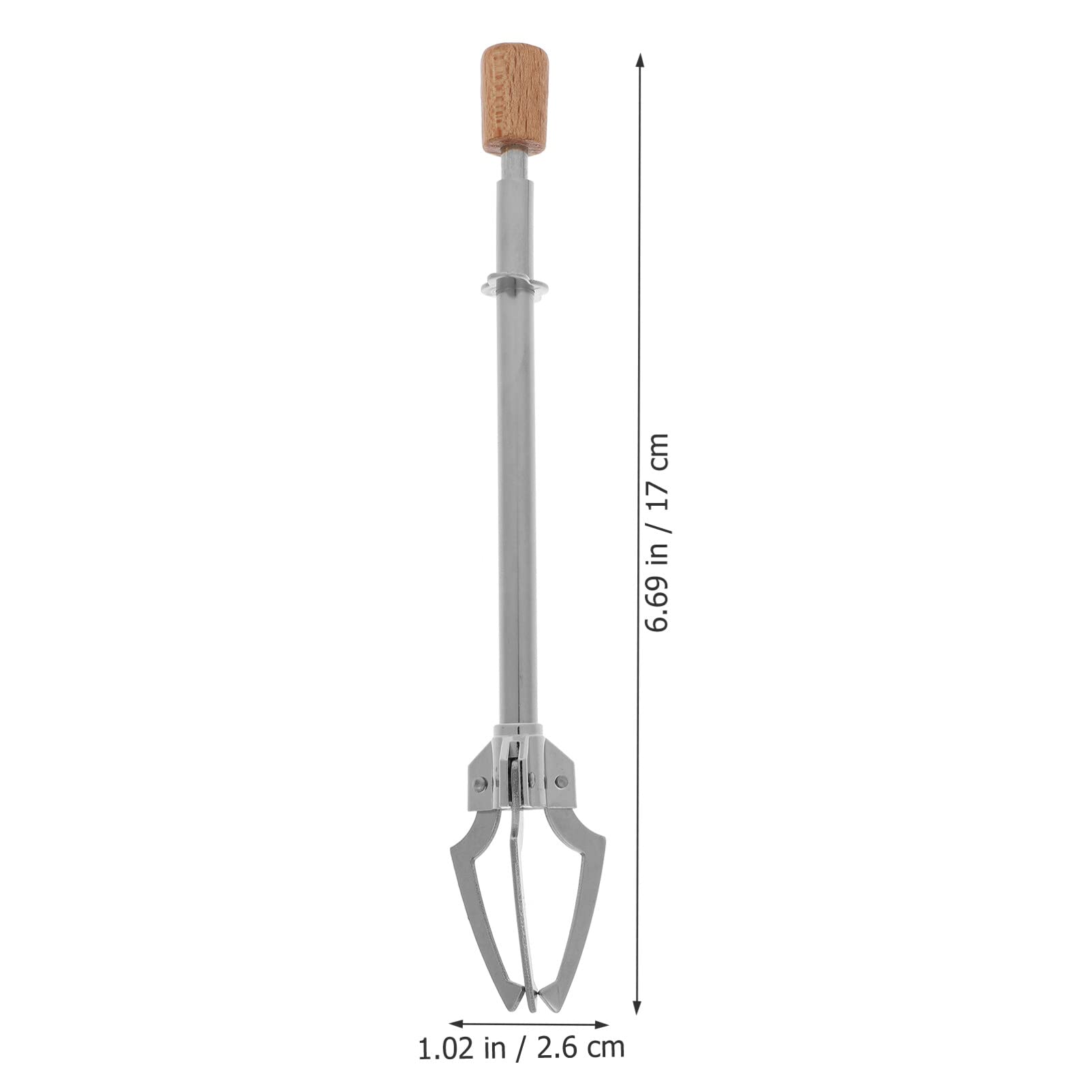 Premium Stainless Steel Ice Tongs - Claw Shape Ice Cube Tongs for Serving Food, Fruits, Cocktails, BBQ & Parties (Silver) | Durable Bar Accessories for Home & Commercial Use