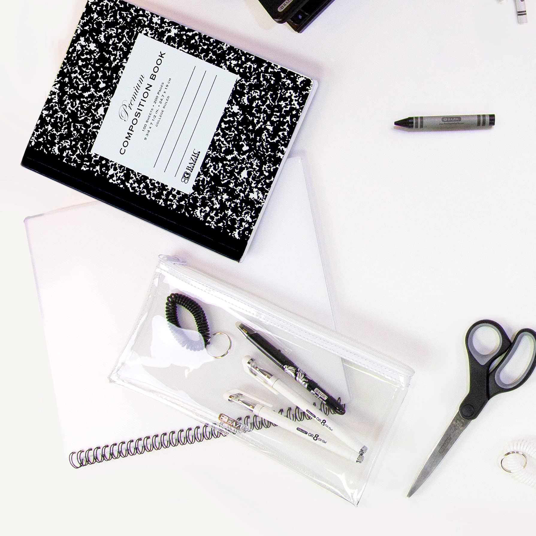 BAZIC 3-Ring Binder Pencil Pouch - 11