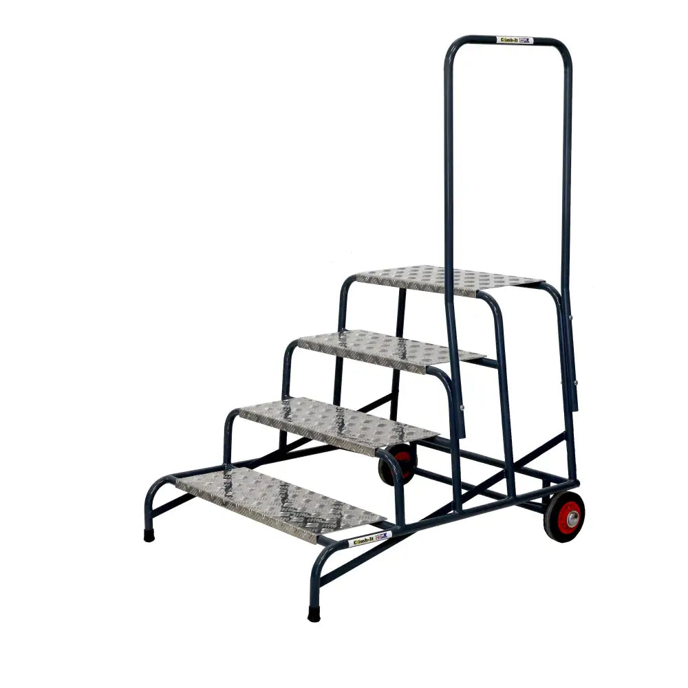 Climb It UK Wide Work Steps - Heavy Duty Aluminum Ladder for Construction, Roofing & Home Use | Non-Slip Safety Steps for Indoor & Outdoor Projects