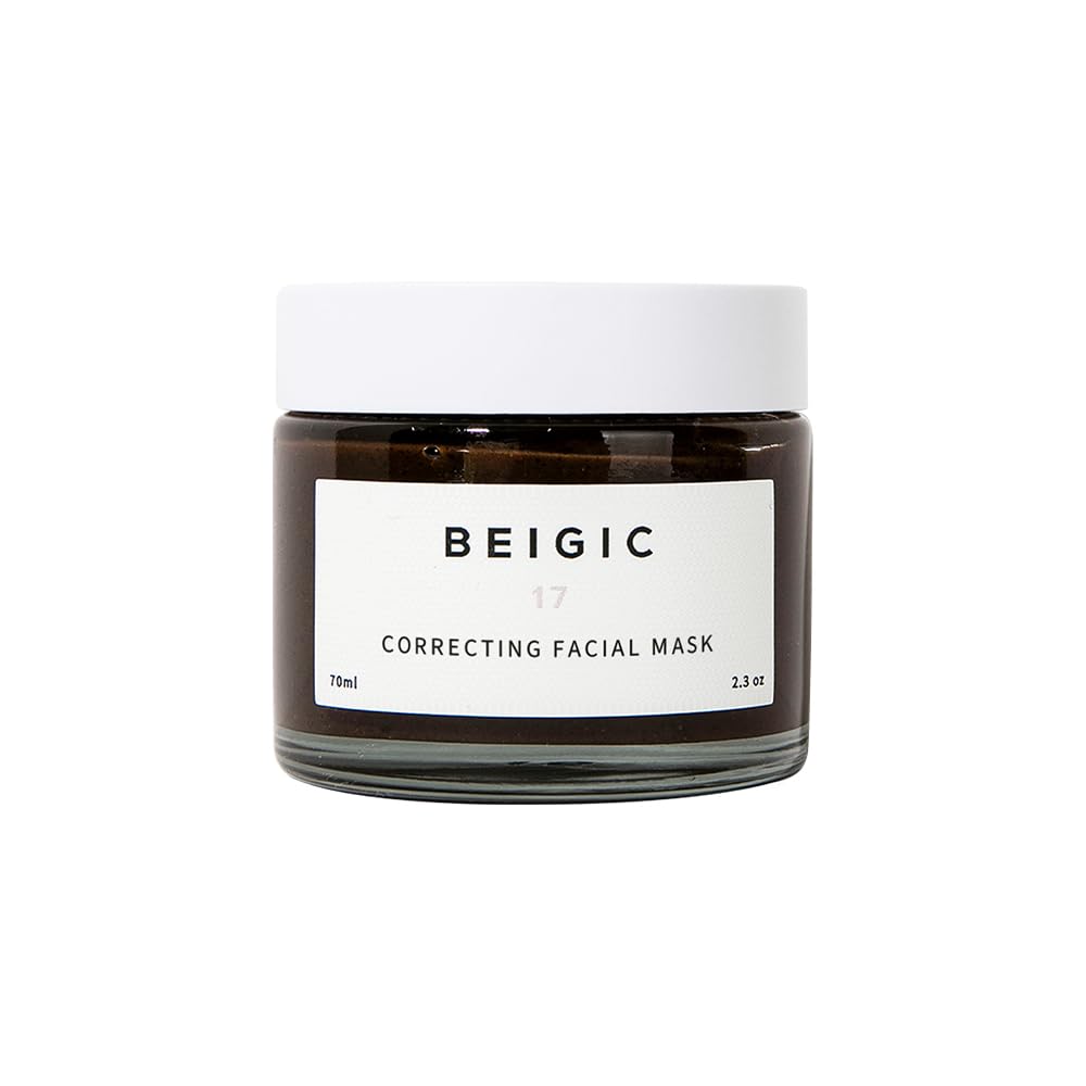 BEIGIC Correcting Facial Mask 70ml - Anti-Aging & Skin Brightening Treatment for Face & Neck - Perfect for Night Care & Spa Days